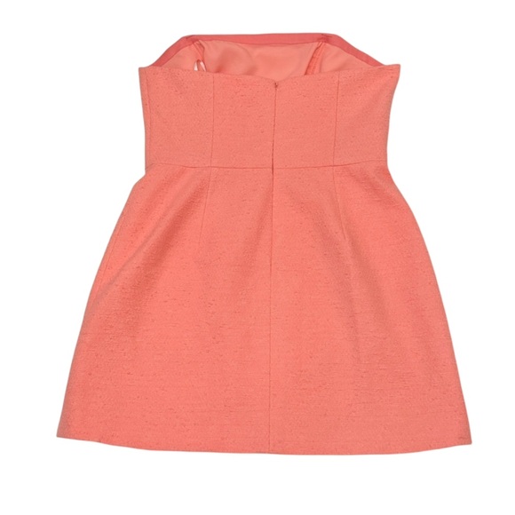 Carolina Herrera SZ 12 Embroidered Slub Cotton Mini Dress Resort 25’ Sunset NWT - Picture 9 of 16